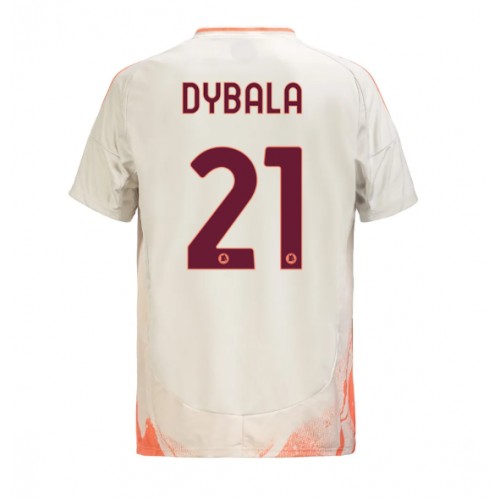 Pánský Fotbalový dres AS Roma Paulo Dybala #21 2024-25 Venkovní Krátký Rukáv